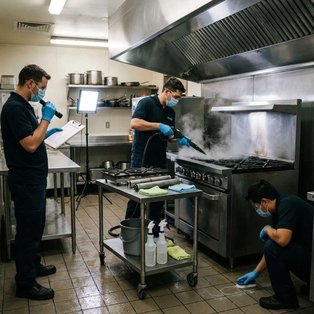 Ohio commercial kitchen deep cleaning process
